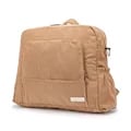 Soboba Large Capacity Corduroy Diaper Backpack with Insulated Pockets, Wipes Dispenser, and Changing Pad - Stylish and Functional Baby Bag for Moms on the Go