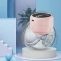 USB Wearable Breast Pump - Lightweight, Portable, and Quiet Electric Automatic Pump with Adjustable Suction Levels and Massage Modes for Efficient and Gentle Pumping On the Go - Hands-Free, Easy to Use and Clean, USB Rechargeable, Discreet and Hygienic Design
