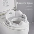 Adjustable Baby and Child Toilet Seat Ring with Cushioned Bedpan Cover - Safe, Comfortable, and Hygienic Design for Easy Toilet Training - Easy to Install and Clean - Cute Child-Friendly Design Encourages Independence and Good Bathroom Habits