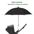 Universal Baby Stroller Umbrella with UV and Rain Protection, 360 Degrees Adjustable Sunshade, Easy Folding Mechanism, Durable Waterproof Design - Ideal for Outdoor Adventures and On-the-Go Parents