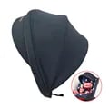 Adjustable Universal Fit Baby Car Seat Sun Canopy with Support Rod for Ultimate Sun Protection and Comfort - Easy Installation Bebe Accessory for Busy Parents