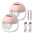 Silent Hands-Free Electric Breast Pump for Efficient and Portable Milk Collection - BPA-Free Wearable Pump for On-the-Go Pumping with Customizable Settings