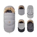 Universal 0-36 Months Baby Stroller Footmuff - Enhanced Winter Protection, Removable Design, High-Quality Material - Cozy and Warm Baby Stroller Accessory for Cold Weather Strolls