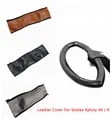Premium PU Leather Handle Covers and Bumper Bar Cases for Stokke Xplory V6/X Stroller - Custom Fit Design, Enhanced Comfort and Grip, Easy Installation and Maintenance - Luxury Protective Accessories for Parents