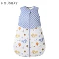 Starfish Shell Print Baby Sleepsack - Soft 1.5 Tog Vest Style Sleeping Bag for Autumn Weather - Safe, Secure, and Adorable Design - Machine Washable - Sizes 3-24 Months - Cozy and Comfortable Sleep Environment for Babies