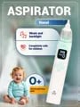 JUSTLANG Portable Nasal Aspirator for Babies and Children - Effective Mucus Removal, Hygienic and Safe Baby Nose Cleaner - Rechargeable and Portable Nasal Vacuum - Easy to Use with Gentle and Quiet Suction - BPA-Free Materials for Superior Hygiene and Comfort