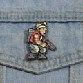 Premium Enamel Shooting Game Pin for Men's Brooches - Anime Fans Gift - High-Quality Unique Design - Versatile Accessory for Jackets, Backpacks, Hats - Durable and Long-Lasting - Cool and Elegant Jewelry - Ideal for Birthdays and Holidays - Customer Satisfaction Guaranteed