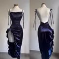 2024 Europe and US Inspired Cross-Border Dress with Senior Sense Y2K Style, Sexy Halter Neckline, and Spice Girl Vibes - Perfect for Summer Events