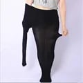 Super Elastic Black Leggings Fashion for Women: Soft and Comfortable Large Size Leggings with Long Socks Design - Versatile and Trendy Leggings for Everyday Wear - Flattering Fit for All Shapes - Breathable Fabric with Secure Elastic Waistband - Perfect for Boots and Sneakers Outfits