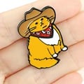 Premium Cowboy Cats Enamel Pin - Durable Metal Badge for Hats, Shirts, Bags - Cute Cartoon Kitten Jewelry for Cat Lovers - Unique Gift Idea - Lightweight and Versatile Animal Lover Accessory