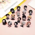 Premium Quality Demon Slayer Anime Role Brooch Acrylic DIY Decorative Pins - Versatile Accessories for Men, Women, and Kids - Unique Birthday Gift - Wholesale Options Available
