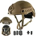 FAST Tactical Riot Helmet - Durable ABS Construction for Military, CS, Airsoft & Outdoor Activities - Adjustable 4-Point Suspension & Customizable Head Circumference - Enhanced Riot Protection for Law Enforcement & Security Personnel - Versatile Gear for Airsoft, Paintball & Tactical Training