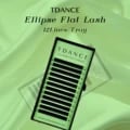 TDANCE Ellipse Flat Lashes Matte Split Tips - Premium Synthetic Fibers for Natural Feathered Look, Professional-Grade Eyelash Extensions with Ellipse Shape for Subtle Lift and Curl, Easy to Apply and Customize, Supplies for Seasoned Lash Artists and Beginners