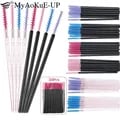 Premium Disposable Makeup Brush Eyelash Microbrush Mascara Wands Set - 50pcs Hygienic Brushes for Precision Application, Brow Grooming, and Eyelash Extensions - Soft Bristles, Convenient Packaging, Cost-Effective Solution for Beauty Professionals and Enthusiasts