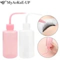 Professional Eyelash Clean Washing Bottle - 250/500ml Makeup Remover Tool for Lash Extensions and Eyebrow Lifting - Blow Wash Design for Effective Cleaning - Durable and Leak-Proof - Refillable and Eco-Friendly - Ideal for Stubborn Eye Makeup Removal and Preventing Irritation