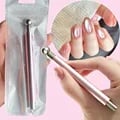 Cat's Eye Pink Nail Magnetic Stick with Glass Beads for Stunning Nail Art Effects - Double-Head Magnetic Tool for Easy Application - Premium Quality Materials for Long-Lasting Wear - Versatile and Easy to Use for Beginners and Experts - Create Endless Designs and Patterns