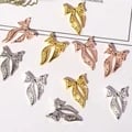 20pcs Gold and Silver Bow Nail Charms Set - Durable 3D Rhinestone Ribbon Design Nail Decorations for DIY Manicures - Easy Application with Nail Glue or Top Coat - Sparkling Effect - Professional or DIY Use - Long-Lasting and Versatile Nail Art Accessories