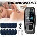 Advanced Tens Muscle Stimulator Electric EMS Acupuncture Body Massage Therapy Machine for Pain Relief, Muscle Stimulation, and Slimming - Portable and Easy to Use Physiotherapy Device with Multiple Functions and Adjustable Settings