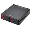 6-Bay 4-Bay 2.5inch SATA SSD HDD Hot Swap Mobile Rack/Enclosure with High Capacity Storage and 5.25 Drive Compatibility for Efficient Data Management and Durable Construction