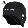 WEST BIKING Winter Fleece Cycling Cap - Windproof Thermal Protection Helmet Liner for Skiing, Running, Motorcycle Riding - One Size Fits Most