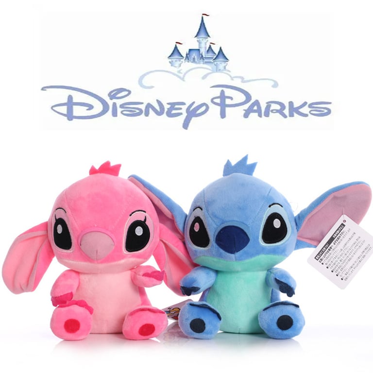 Disney Angel Stitch Plush Keychain - 20cm Soft & Durable Toy for Kids - Cute Cartoon Design from Lilo & Stitch - Multi-Purpose Bag Decoration - Low Tax Pricing - Ideal Birthday Gift for Disney Fans