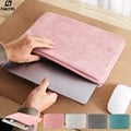 Durable Laptop Sleeve Bag for MacBook Air/Pro, Lenovo, Asus, HP, Dell - 13-15.6 Inch Notebook Case with Secure Fit, Lightweight, Portable Design, Extra Storage Pocket - Scratch, Dust, Bump Protection - Top-Loading Zipper, Soft Interior Lining - Student, Professional, Traveler Accessory