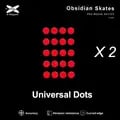 X-raypad Obsidian Control DIY Universal Dots Mouse Skates - Enhanced Glide, Customizable Design, Durable Material, Improved Control and Accuracy, Easy Application - Smooth PTFE Surface for Cloth and Glass, Reduce Friction and Enhance Cursor Movement, Compatible with Gaming and Office Mice