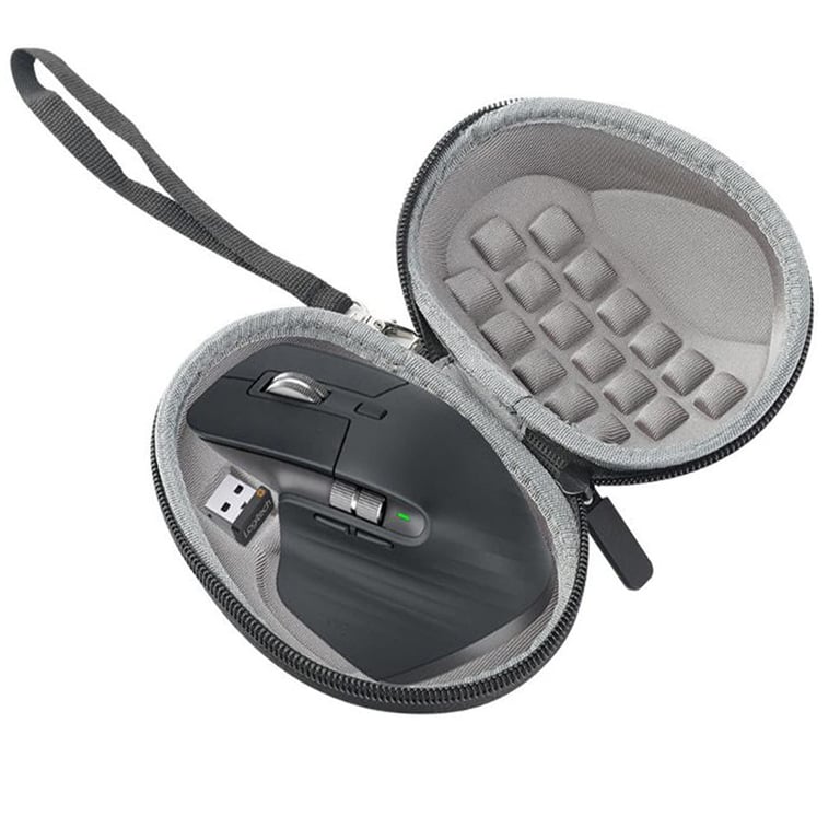 Premium EVA Carrying Bag for Logitech MX Master 2S/3/G502 Mice - Shockproof, Waterproof, Customized Interior, Convenient Storage, Easy Accessibility, Multi-Purpose Usage - Protect Your Gaming Setup On The Go and At Home