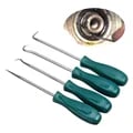 Durable Metal Screwdriver Set for Car Repair - Versatile O-Ring Seal & Gasket Removal Tool Kit - Ergonomic Handle for Precision Work - Easy to Use Oil Seal Remover - Compact & Portable Auto Maintenance Set of 4