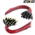 STONEGO 10/20/50PCS 12V DC Connectors - Durable Male and Female Plug Set for LED Light Strips, CCTV Cameras, Routers - Easy Installation, Secure Connection - Pack of 10, 20, 50 Pieces - Indoor/Outdoor Use, Snug Fit Design, Long-Lasting Performance