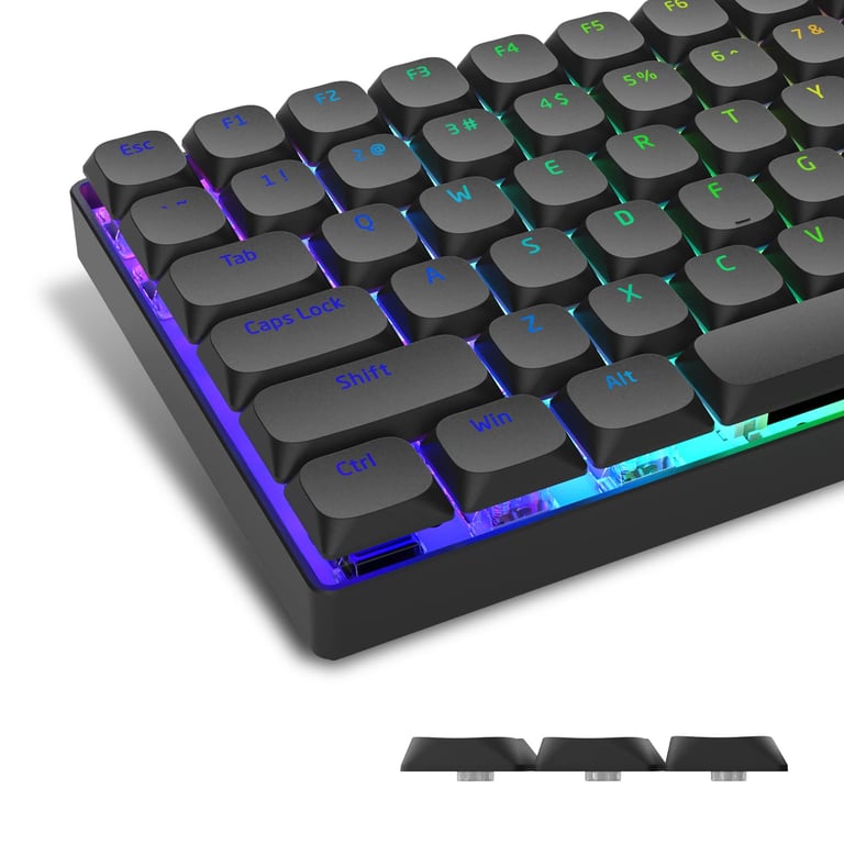 Horizon Design Low Profile PBT Keycaps Set - 118 Key Layout for Cherry, Gateron, MX Switches - Enhanced Gaming Experience with Gradient Color Scheme - Easy Installation for Customization of 60%, 65%, 75%, 100% Keyboards