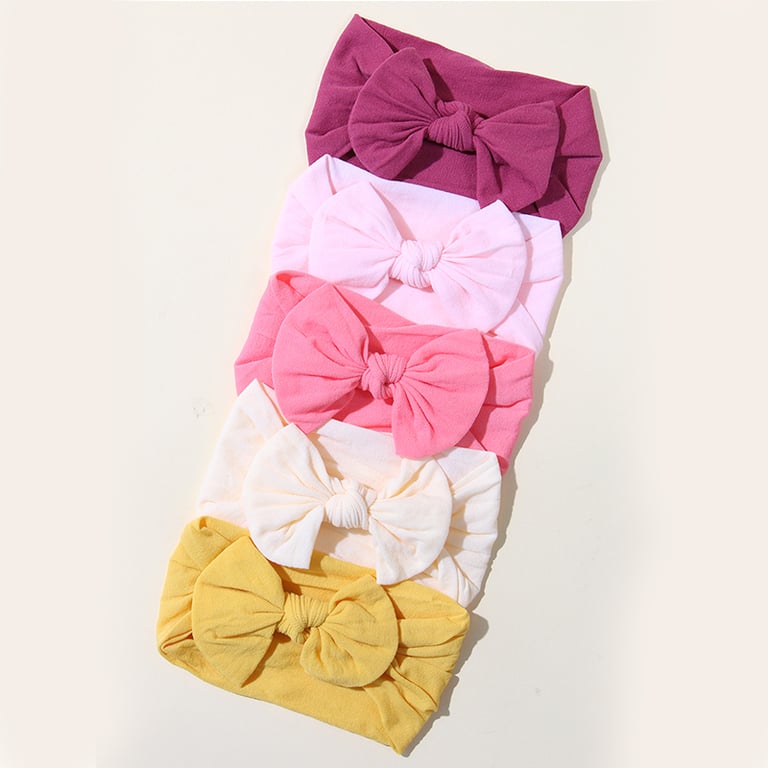 Soft Elastic Baby Headbands with Cute Bow Design - Ideal for Newborns and Infants - Perfect for Parties, Photoshoots, and Everyday Wear - Great Gift Idea for Parents - Comfortable and Versatile Accessory for Your Little One