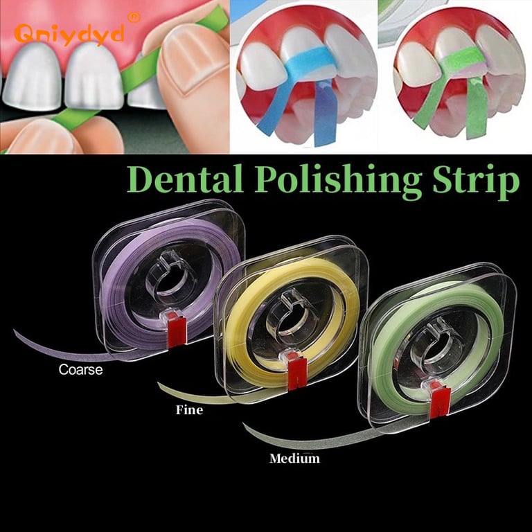 Dental Polishing Strip Roll - Resin Material for Grinding, Sanding, and Teeth Whitening Procedures - 4mm*6m Size for Precise Application - Efficient Tooth Grinding and Sanding Capabilities - Teeth Whitening Aid for Brighter Smile - Oral Safe and Durable