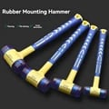 Versatile Double Headed Rubber Installation Hammer with Detachable Insulated Design and Comfortable Grip - Ideal for Carpentry, Construction, and DIY Projects, 25mm to 45mm Heads for Precise Installations and Damage Prevention