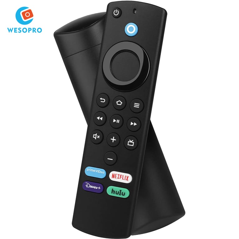 Replacement Bluetooth Voice Remote Control for Fire TV Stick 4K Max 3rd Gen, Lite, Cube, Smart TV - Alexa Integration, Voice Search, Playback Controls, Durable Build - Easy Setup, Ergonomic Design - Convenient Solution for Lost or Damaged Remotes