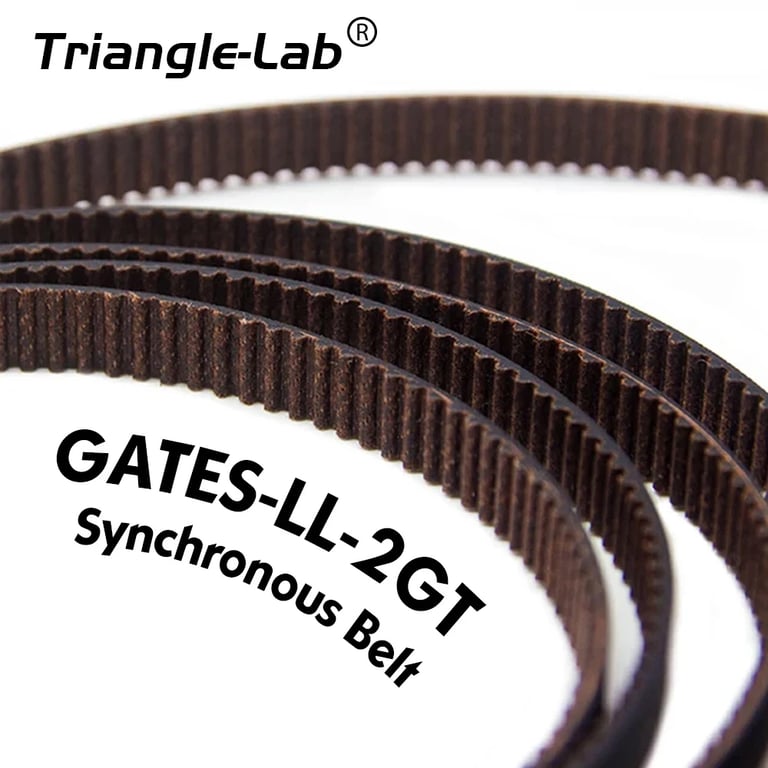 Trianglelab Gates 2GT Synchronous Belt - High-Quality Precision Timing Belt for 3D Printers Ender3, CR10, Anet - Durable Wear-Resistant Material - Multiple Width Options 6mm 9mm 10mm 12mm - GT2 Pulley Compatible - Easy Installation for DIY Enthusiasts and Professionals