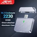 JEYI 2230 M.2 NVMe Enclosure USB 3.2 10Gbps with Magnet Protective Case - High-Speed Connectivity, Durable Aluminum Construction, Compact & Portable, Easy Installation - Ideal for Professionals and Students on the Go