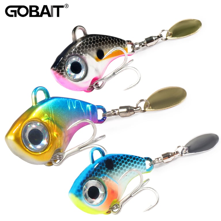 Wobble Rotating Metal VIB Vibration Bait Spinner Spoon Jig Fishing Lures - Durable Metal Construction, Realistic Design, Versatile Weight Options, Enhanced Attraction, Effective Fishing Tool for Beginners and Experienced Anglers - 10g, 20g, 30g Sizes - Pesca Lures for More Catches