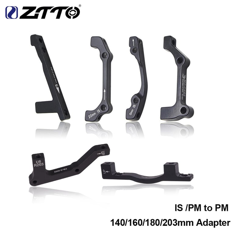 ZTTO Ultralight MTB Bike Disc Brake Bracket - Durable Aluminum Alloy Adapter for IS PM A B to PM A Conversion, Compatible with 140mm to 203mm Rotors, Easy Bolt-On Installation, Enhanced Braking Efficiency, Lightweight Design for Optimal Performance