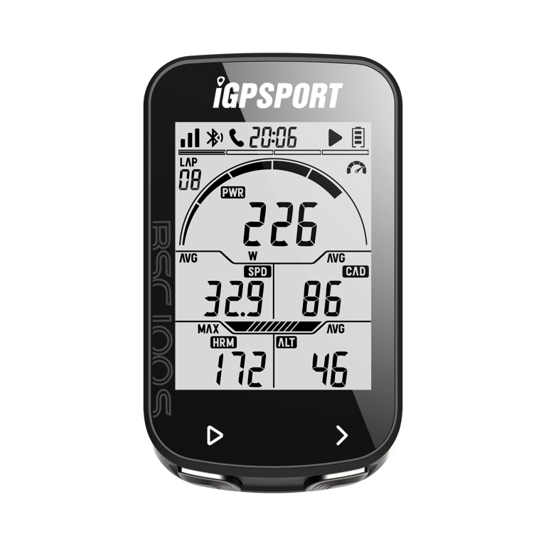 IGPSPORT BSC100S Bike Computer with Advanced GPS Technology, Wireless Connectivity, Digital Stopwatch Function, Compact Design, and Multi-functional Features for Cyclists of All Levels