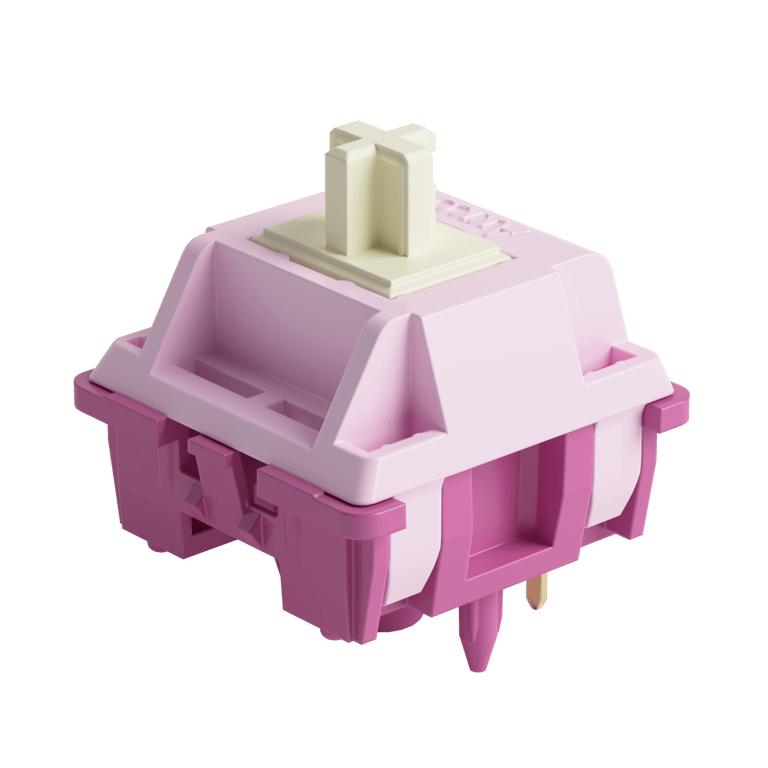 Akko V3 Creamy Purple Pro Switches - 45 Pack, MX Compatible, 5-Pin Tactile Mechanical Keyboard Switches with 30gf Actuation Force for Smooth Typing and Gaming Experience, Creamy and Satisfying Keystrokes, Durable Construction for Longevity and Reliability