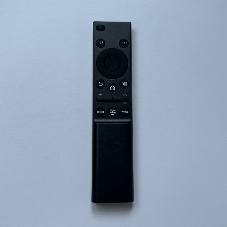 Genuine Samsung BN59-01358D Remote Control for 2021 Smart TVs UE43AU7100U, UE43AU7500U, UE50AU7100U, QN85Q70AAGXZS, QN50Q60AAG - Voice Control, App Buttons, Built-in Mic - Easy-to-Use Ergonomic Design for Enhanced TV Experience