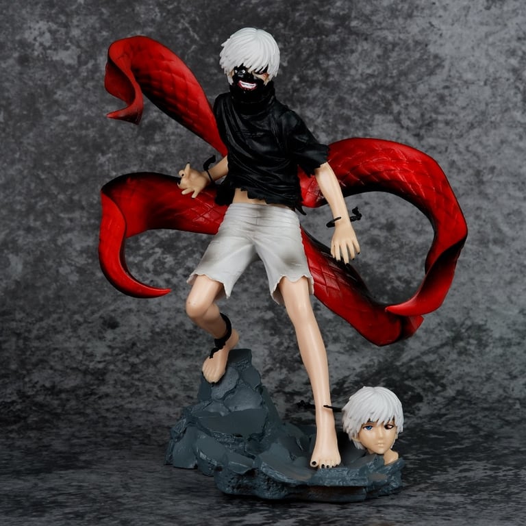 Tokyo Ghoul Centipede Mask Figure with Face-Changeable Feature - High-Quality PVC Material, Detailed Craftsmanship, Decorative Ornament, Perfect Gift for Fans, Valuable Collectible Item