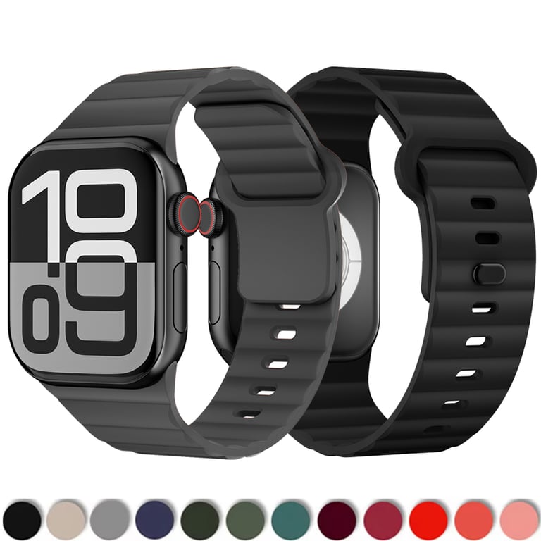 Durable Sport Silicone Apple Watch Bands - Flexible, Lightweight, and Sweat-Resistant Straps for Active Lifestyles - Compatible with Various Models - Adjustable and Secure Design - Stylish and Versatile - Easy to Install and Remove - Perfect for Men and Women