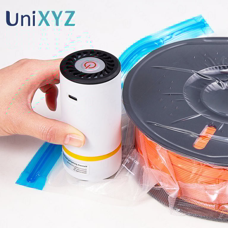 Vacuum Storage Bags for 3D Printer Filaments - Preserve Quality, Durable Material, Large Capacity, Vacuum Seal Technology, Convenient and Portable - Ideal for PLA, ABS, TPU, PETG - Sturdy and Tear-Resistant Transparent Bags for Organized and Moisture-Free Filament Storage