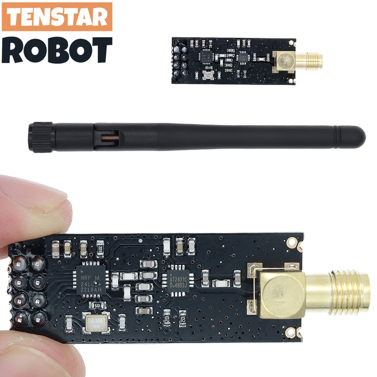 Long-Distance Coverage Wireless Module with PA, LNA, and Antenna - NRF24L01+PA+LNA 2.4G - 1100m Range - Enhanced Signal Strength - 2.4GHz Frequency - Easy Integration - Ideal for Hobbyists, Tinkerers, and Professionals