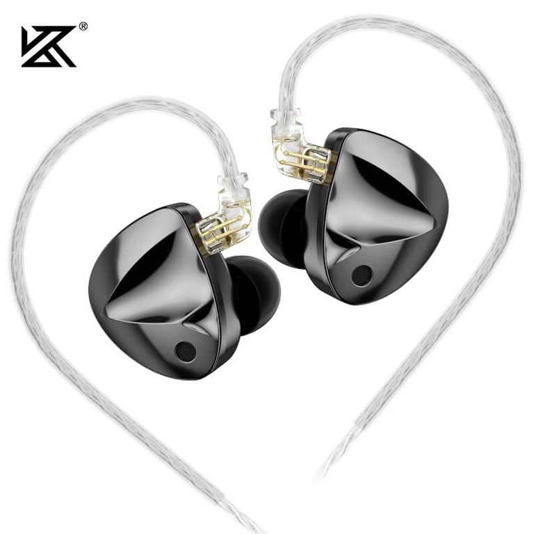 KZ D-Fi High-Fidelity Earphones with 4-Level Tuning Switch, Noise Reduction Technology, Sport-Friendly Design, and Stereo Sound Experience - Superior HIFI Bass, Advanced Drivers, Customizable Sound Profile, Minimized Background Noise, Secure Fit for Active Lifestyles, Immersive Listening with Clear Channel Separation