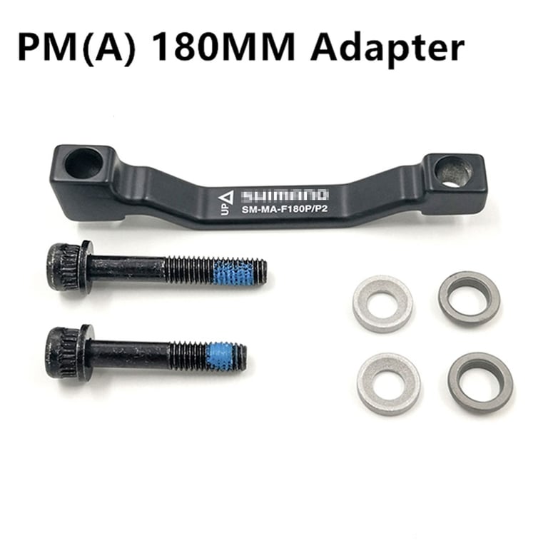 SM MA F180P/P2 Post Mount Disc Brake Adapter for 7-Inch Rotor - P/P Compatibility, PM A Pillar Design, Brake Disc Compatibility - Front Disc Brake Adapter for 180mm Rotors, Easy Installation, Reliable Performance and Safety, Optimal Compatibility for Bike's Braking System