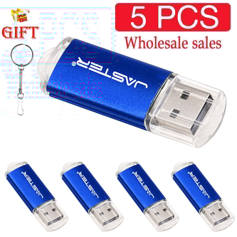 High-Quality 4GB-128GB USB 2.0 Wholesale Pen Drives (Lot of 5) with Fast Data Transfer, Durable & Portable Design, Free Shipping - Ideal for Storing Photos, Videos, Documents - Affordable Storage Solutions for Personal & Business Use