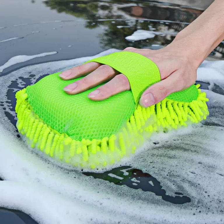 Premium Microfiber Car Washer Sponge Set with Detailing Brushes, Towels, and Gloves - Gentle Yet Effective Cleaning, Highly Absorbent - Multi-Functional Tool for Exterior, Interior, Windows, Rims - Ergonomic Design for Easy Handling - Perfect for Enthusiasts and Professionals